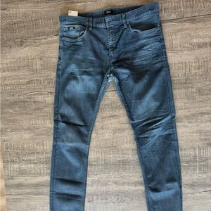 Hugo Boss Charleston Slim Fit Stretch Jeans 36/34 - Grey Blue